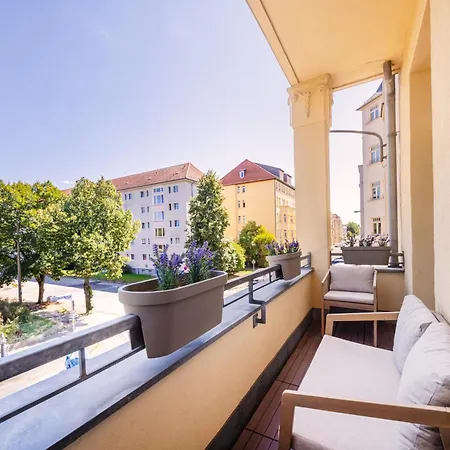 Апартаменты Traber 2 Sz Balkon 2 Badezimmer Suedvorstadt Лейпциг